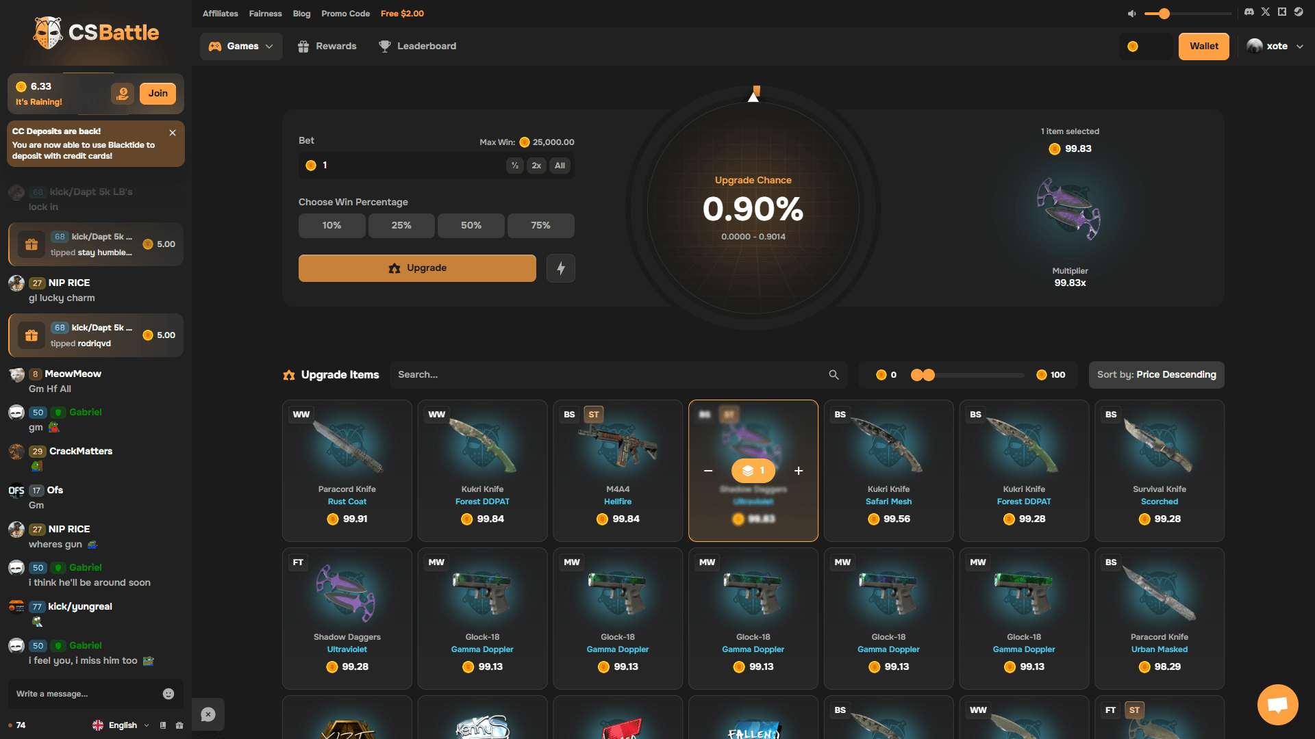 CSBattle Upgrader ScreenShot